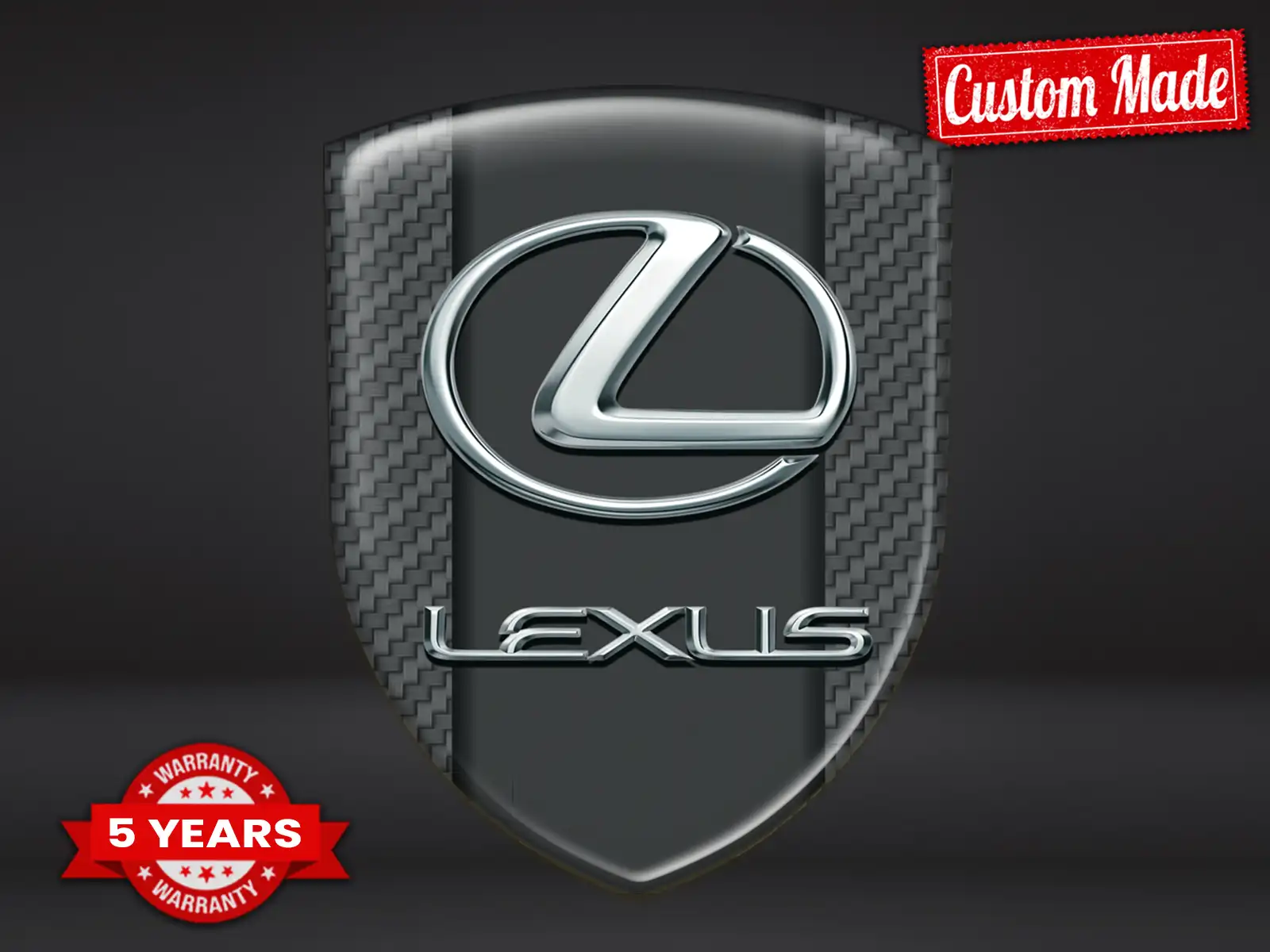 Lexus Etiquetas Negocio Resistentes Estilo Personalizables